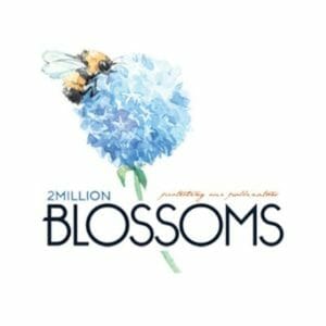 2 million blossoms logo