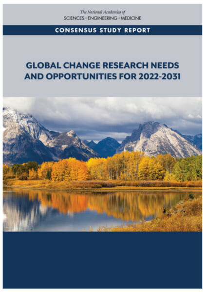 Cover of Global Change Research Needs and Opportunties for 2022-2031