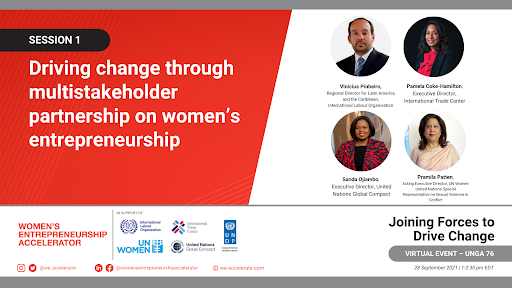 Photo of video "Driving change through multistakeholder partnership on women's entrepreneuship"